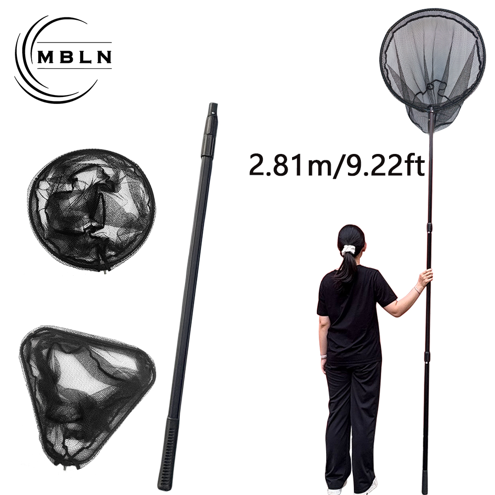 Fishing Equipment Brands - MBLN ブランド 2.8 メートル超長釣り網ポジショニングアルミ合金釣り網 60 センチメートル大型ヘッドネット釣り用品