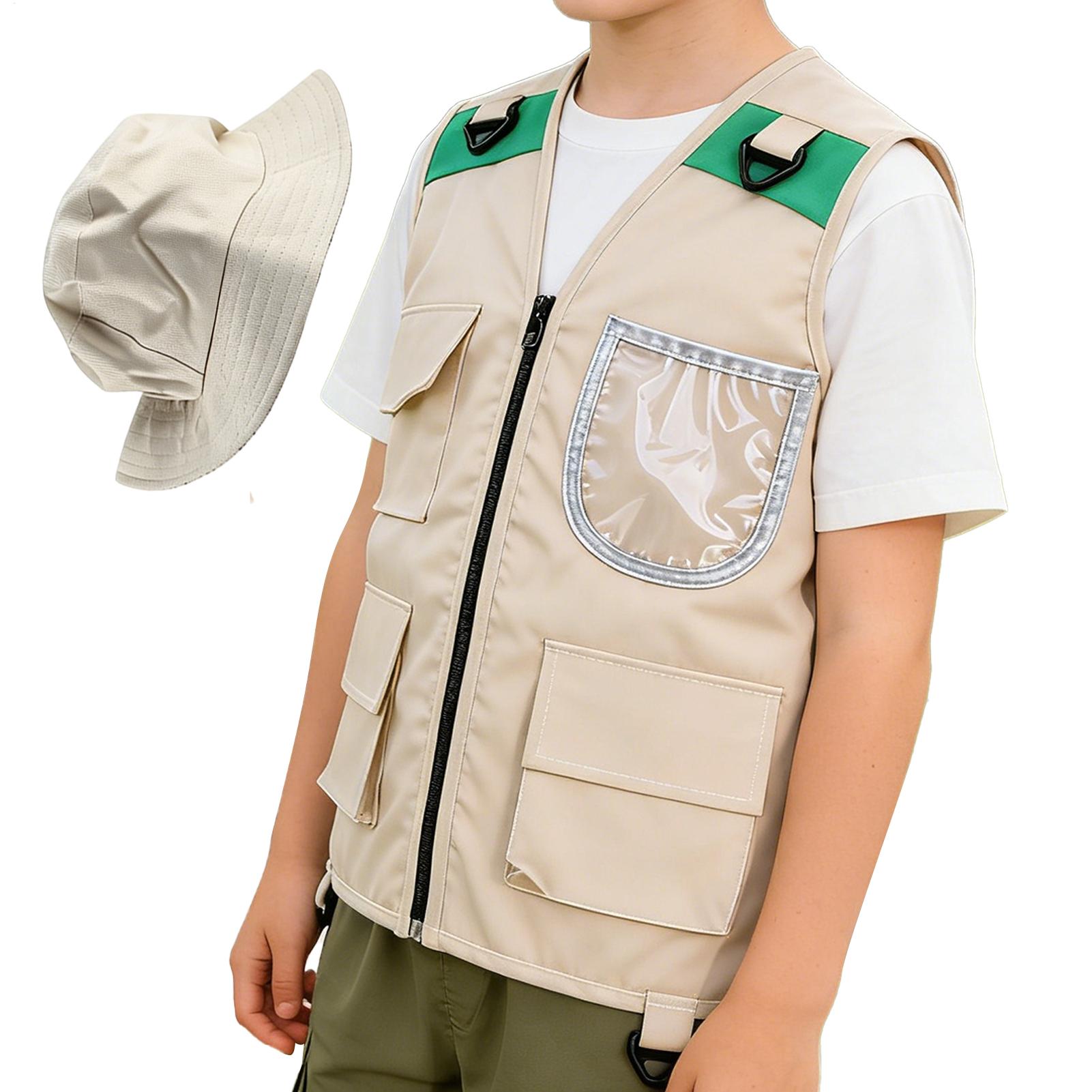 Fishing Equipment To Sell - 1個入り ホットセール 子供用アウトドア探検家服 ベスト 帽子 キャンプ用品