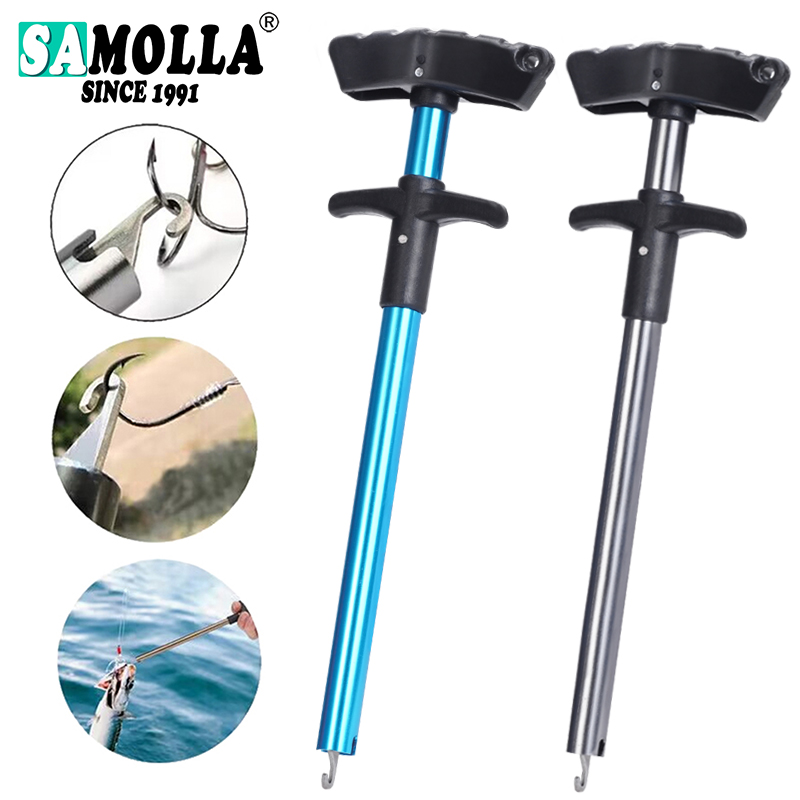 Fishing Equipment Price - 釣りフックリムーバーツール釣りルアーリムーバーアルミチューブフックデタッチャーポータブルフィッシュフックアウトエクストラクター