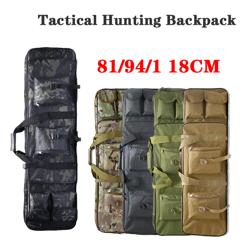 Fishing Equipment Bag - タクティカルハンティングガンバッグ、屋外用ロングガントート、多サイズ対応（81cm、94cm、115cm）の釣り具保護キャリア。
