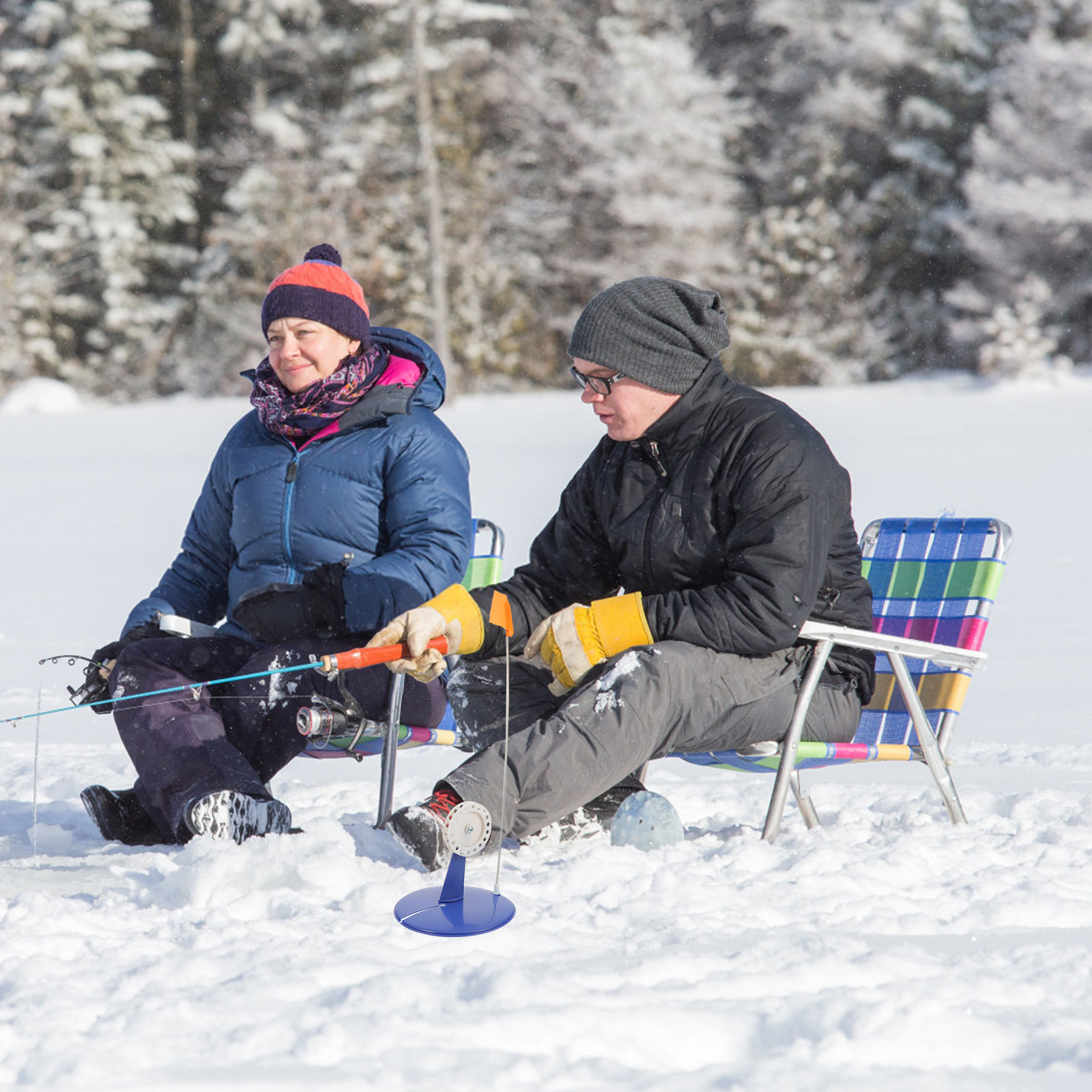 アイスフィッシング用フラッグ。高品質素材を使用。冬のアイスフ - Ice Fishing Tip Up のレビューと価格