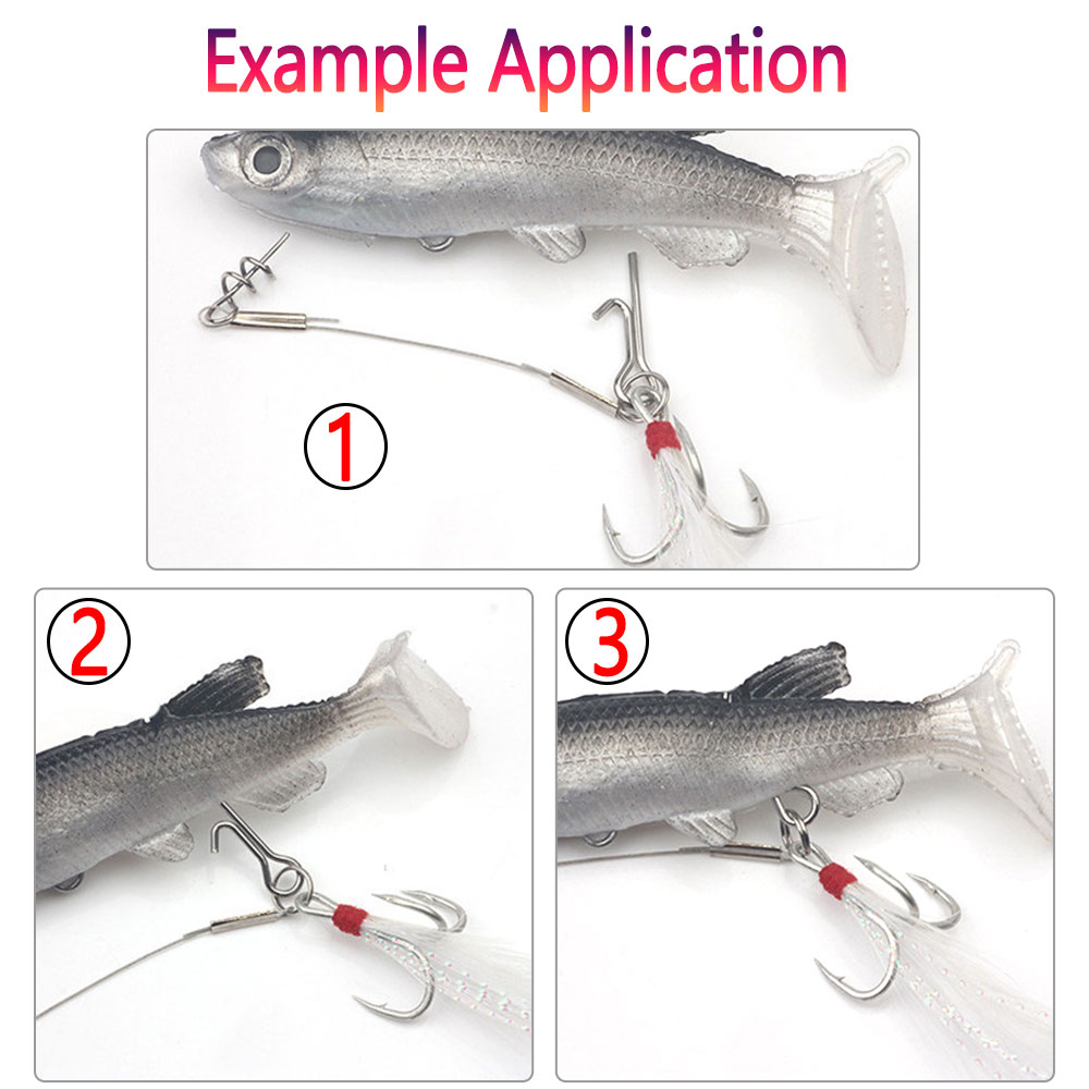 50/100 個釣り餌スティンガースパイクフック接続ピン針固 - Fishing Equipment Cheap のレビューと価格