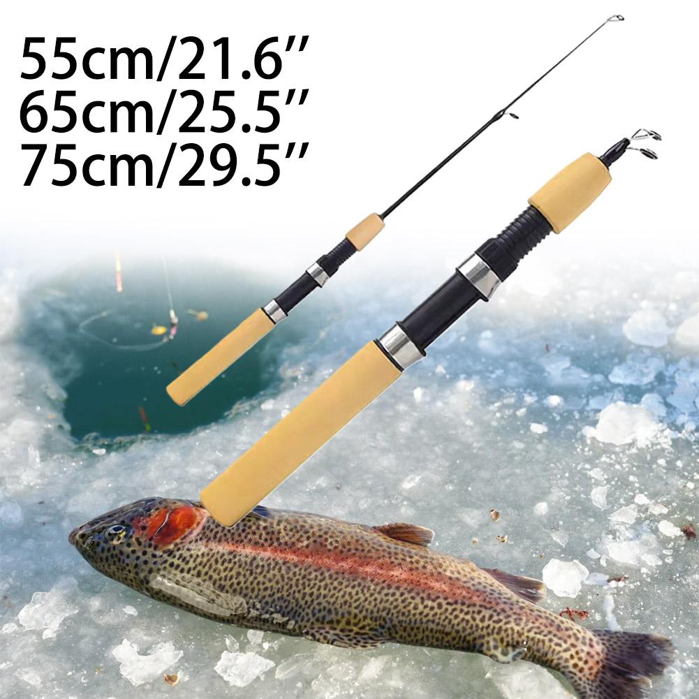 ミニアイスフィッシングロッド ポータブルカーボンファイバー  - Ice Fishing Tip Up のレビューと価格
