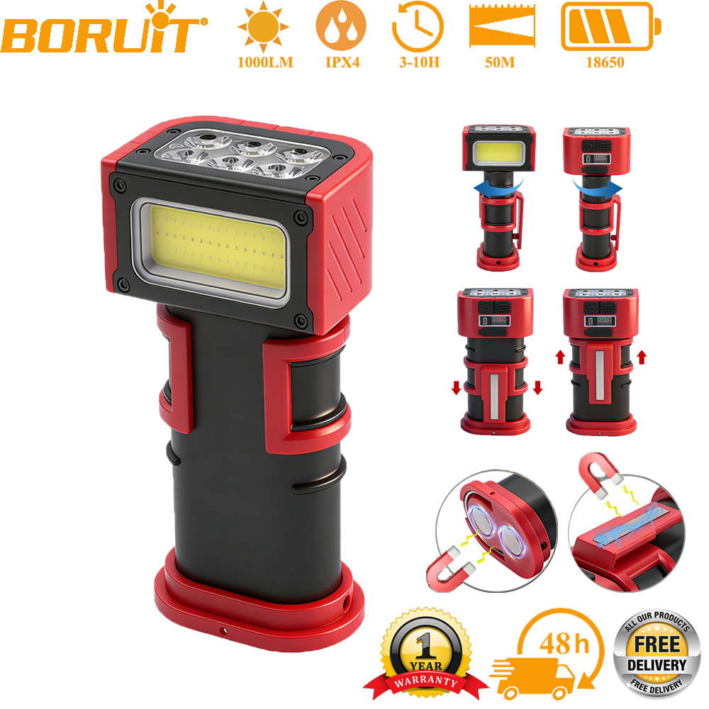 BORUiT COB LED ワークライト 1000LM T - Fishing Equipment Carp のレビューと価格