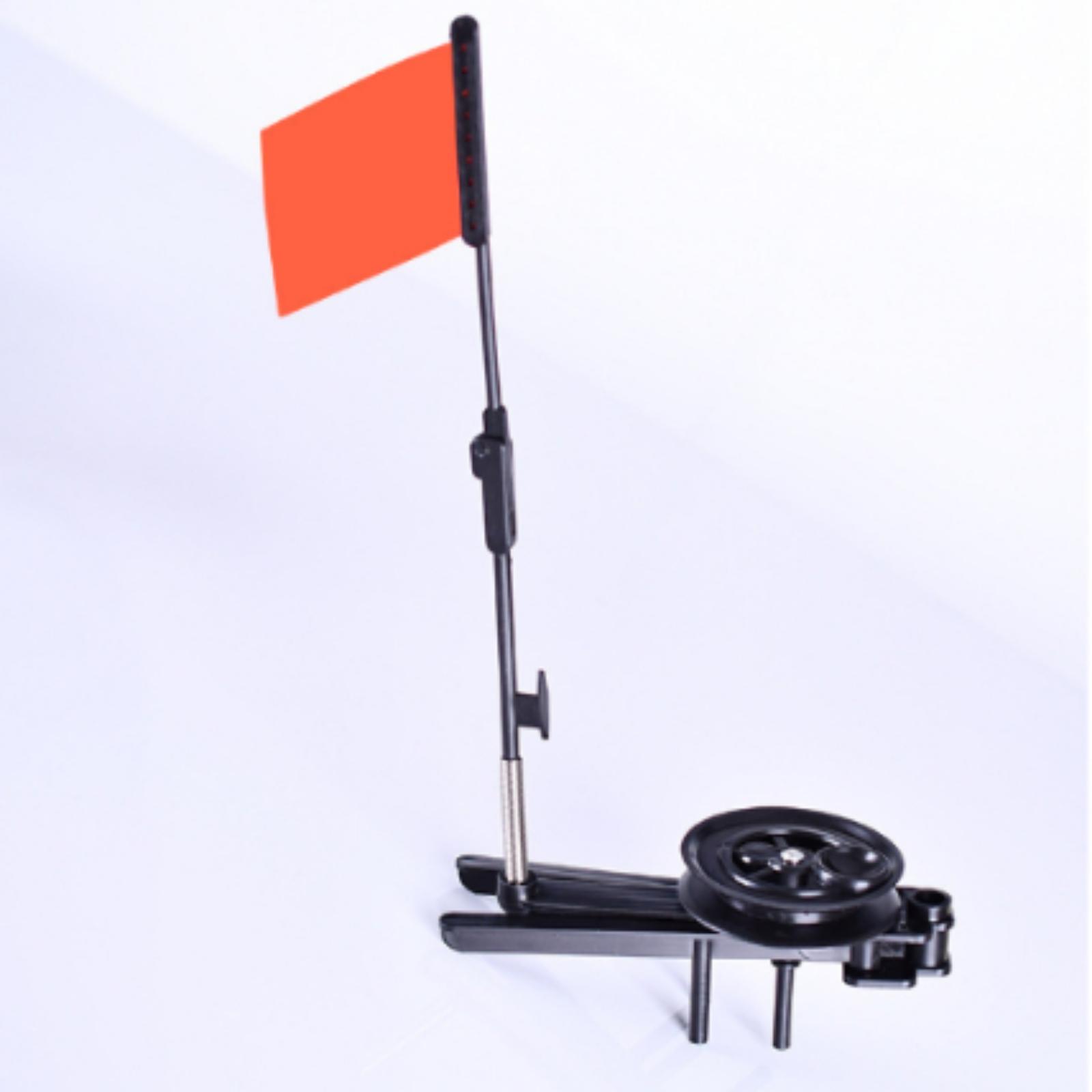 冬の釣り旅行に必須の、折りたたみ式の三角形の台座が付いた、氷 - Ice Fishing Tip Up のレビューと価格