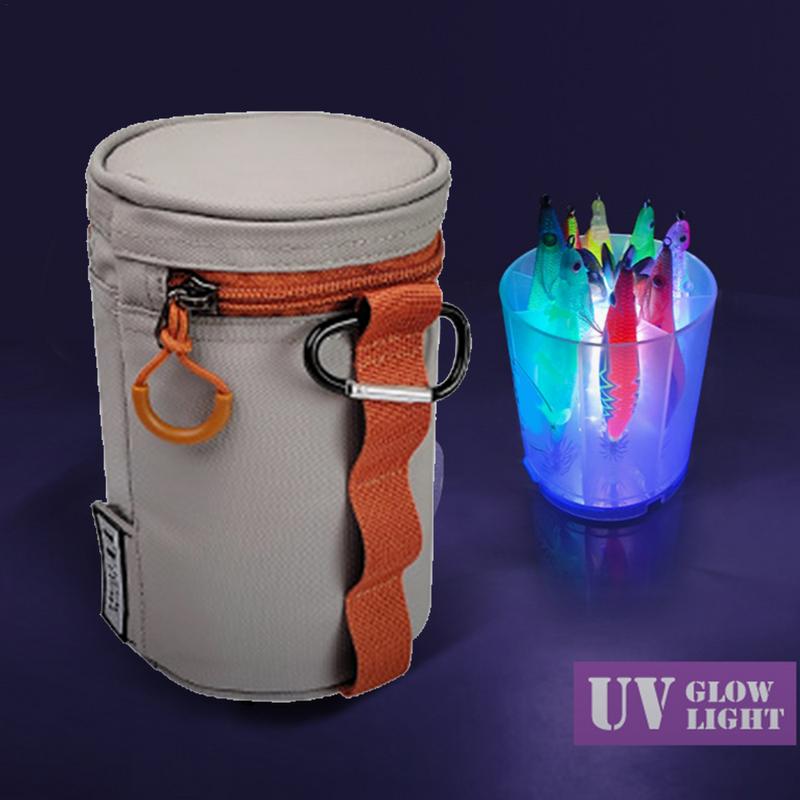 木製のエビの形をしたUSBライト,鉄板,UVスプーン,LED - Fishing Equipment Bag のレビューと価格