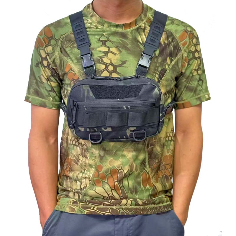 メンズタクティカルチェストバッグ、多機能フィッシング＆キャン - Fishing Equipment Essentials のレビューと価格