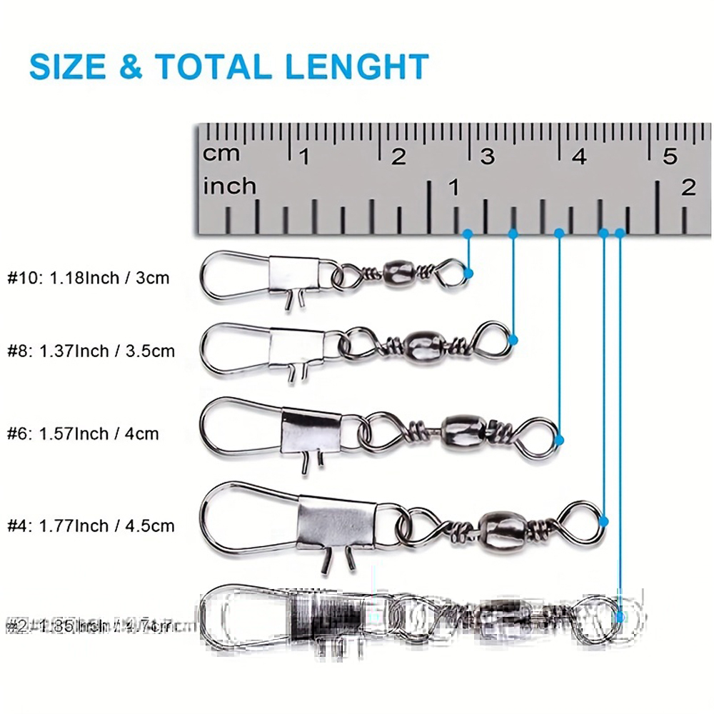 100 ピース/ロット 4 # 6 # 8 # 10 # 1 - Fishing Equipment Cheap のレビューと価格