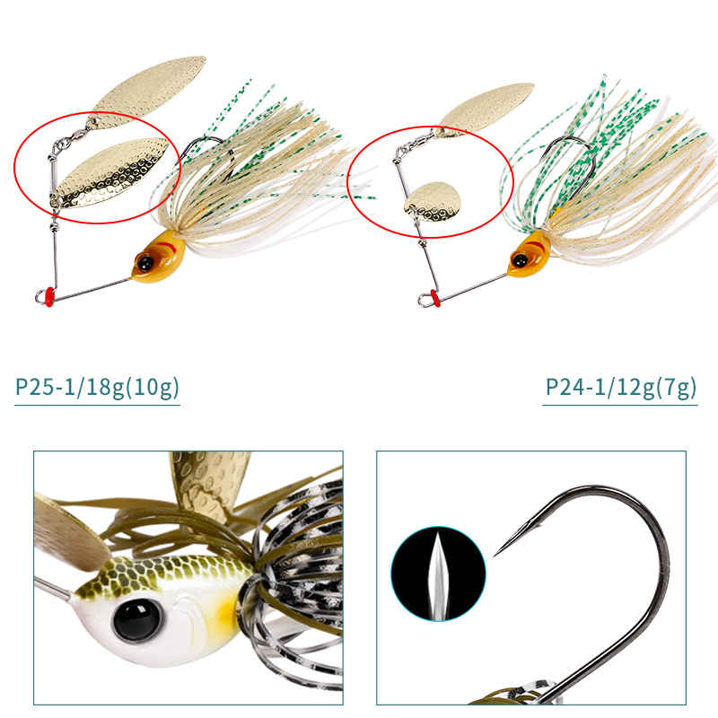 TSURINOYA スピナーベイト バズベイト メタルスプー - Fishing Equipment Brands のレビューと価格