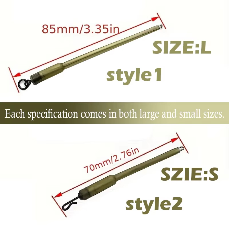 8個のPVAベイトコネクター、スチールスイベル付き。 鯉釣り - Fishing Equipment Essentials のレビューと価格