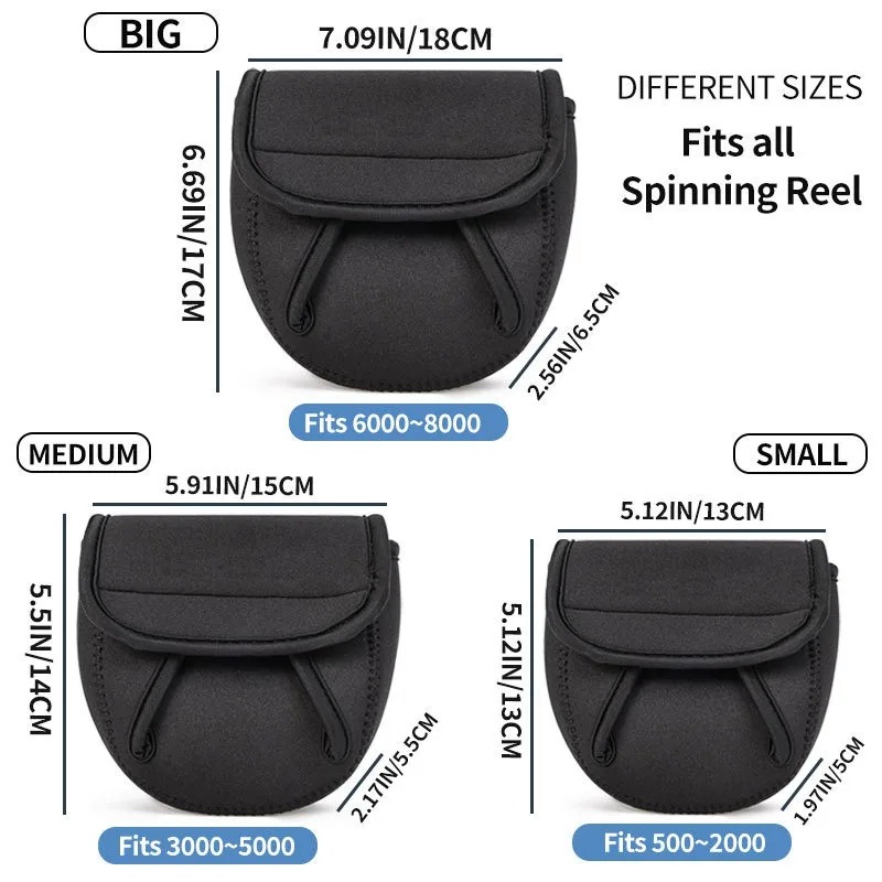 釣りリール保護カバーバッグ スピニングリールケース ポーチホ - Fishing Equipment Bag のレビューと価格
