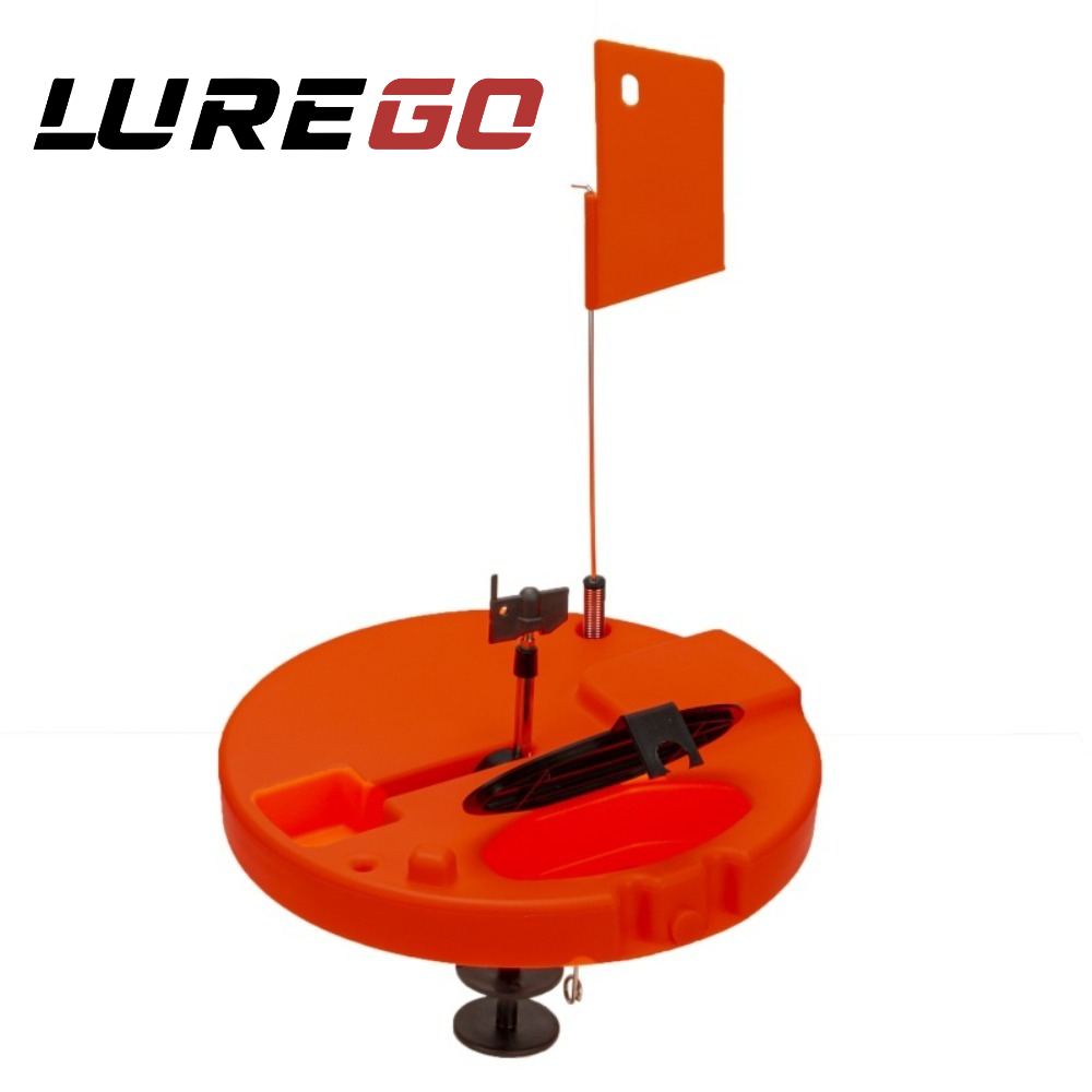 1PC オールインワン氷上釣りティップアップ |   オレン - Ice Fishing Tip Up のレビューと価格