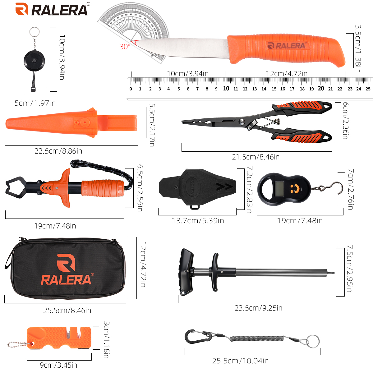 RALERA 釣り道具ツールキット フィッシュグリッパー プ - Fishing Equipment Bag のレビューと価格