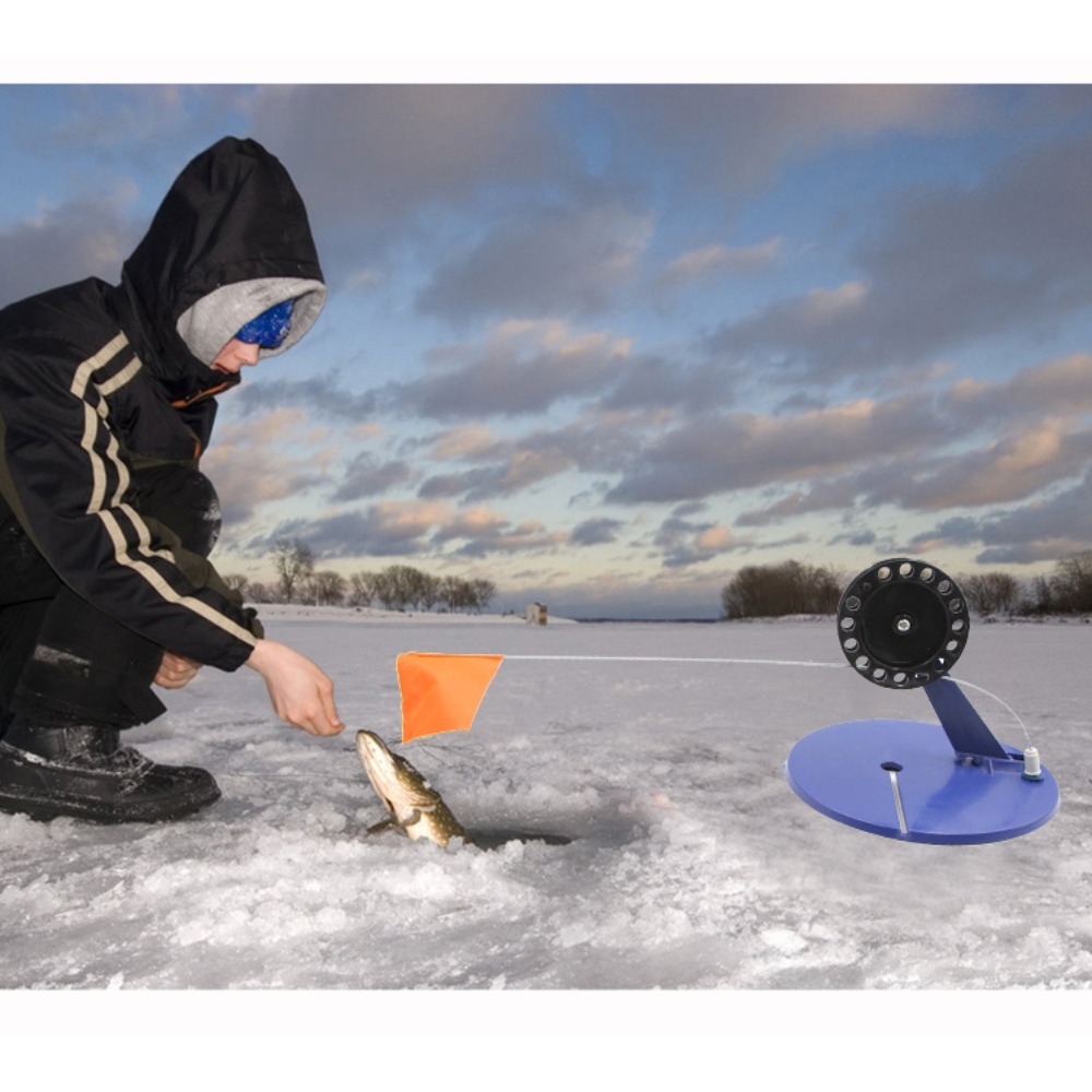 1PC 自動製氷釣り台 |   一体型高視認性ティップアップ - Ice Fishing Tip Up のレビューと価格