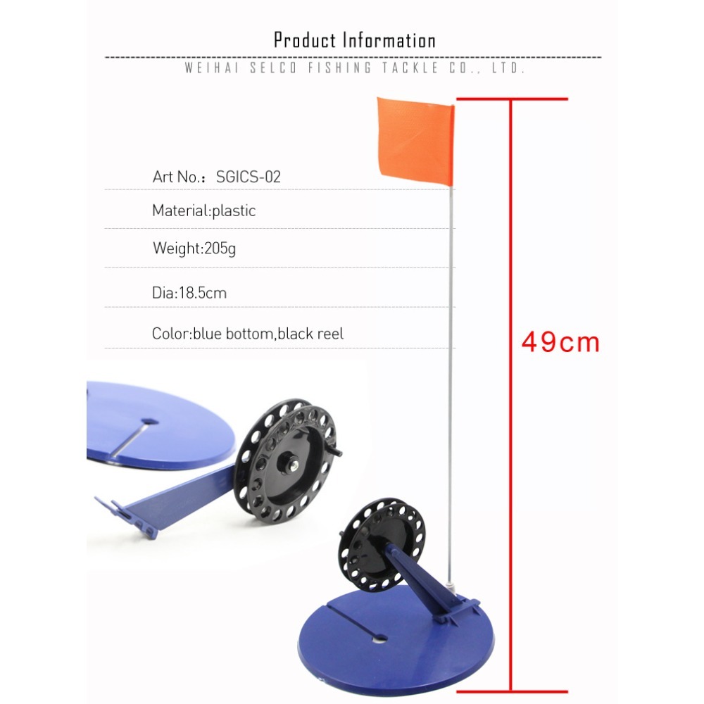 1PC 自動製氷釣り台 |   一体型高視認性ティップアップ - Ice Fishing Tip Up のレビューと価格