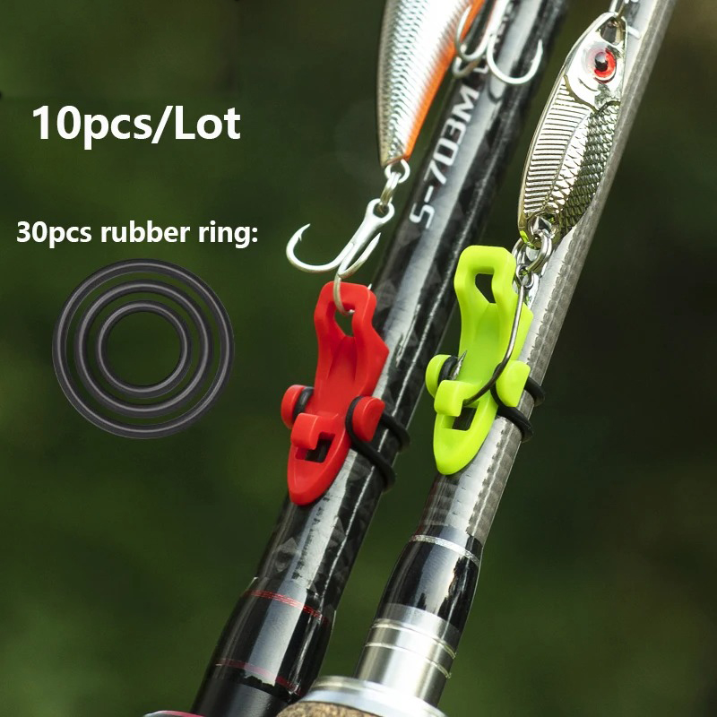 10-30 個釣り竿ポールフックキーパールアーベイトホルダー - Ice Fishing Tip Up のレビューと価格