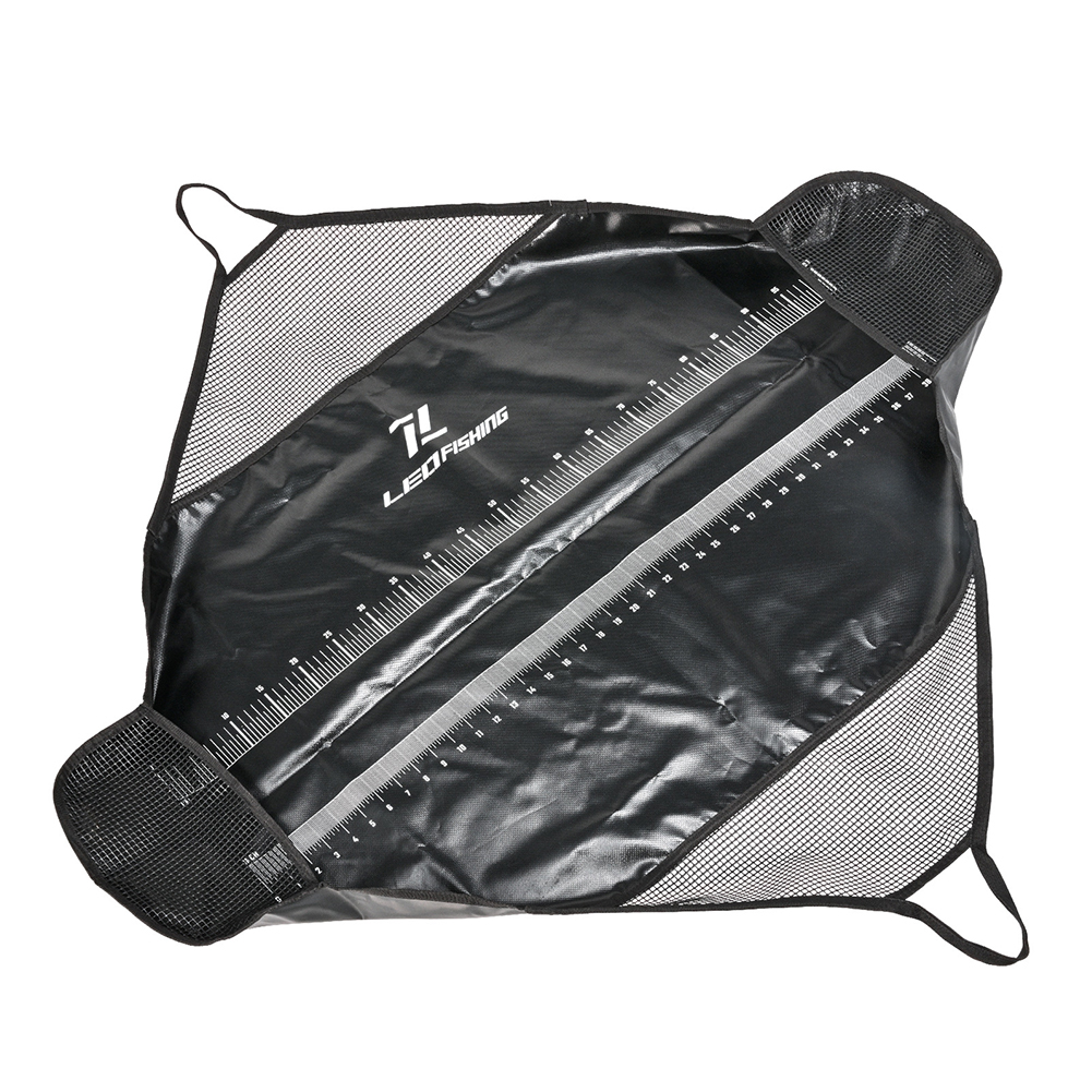 黒色PVC製釣り用ランディングマット 120cm 魚釣り用ス - Fishing Equipment Bag のレビューと価格
